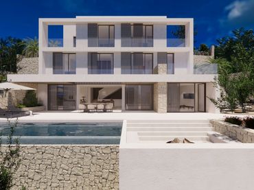 Chalet con piscina en venta en Benissa pueblo