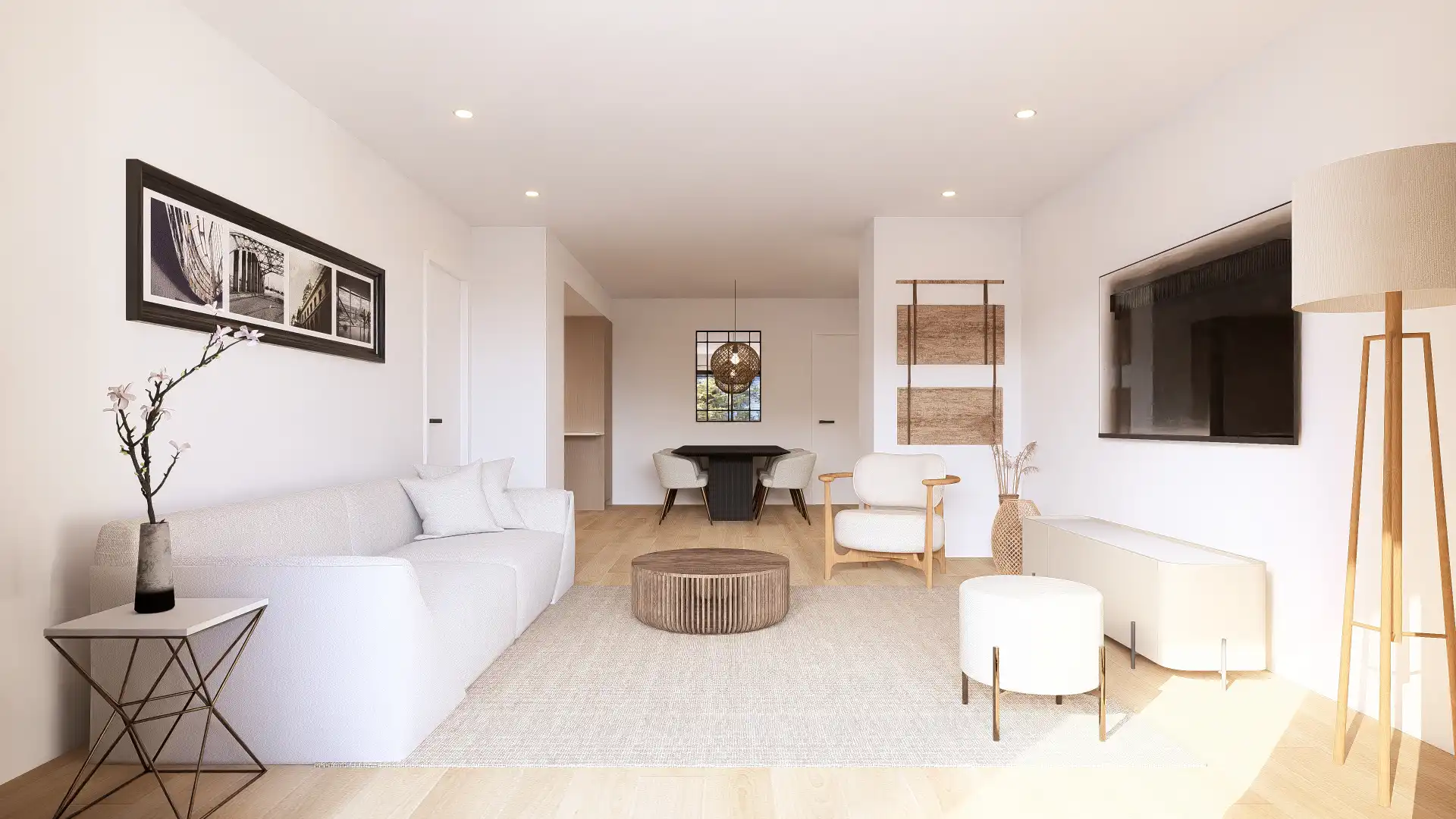 Living room of Flat for sale in La Garriga  with Air Conditioner, Heating and Parquet flooring