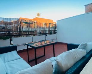 Terrace of Flat to rent in  Madrid Capital  with Air Conditioner, Heating and Parquet flooring