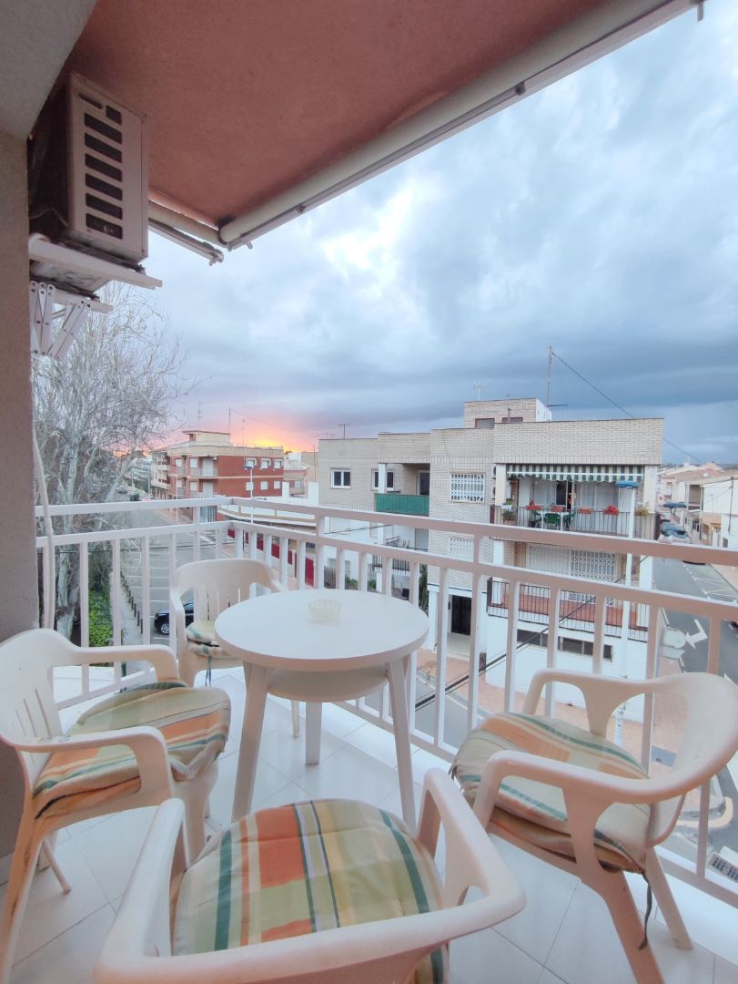 Terrace of Apartment for sale in San Pedro del Pinatar  with Air Conditioner, Heating and Furnished