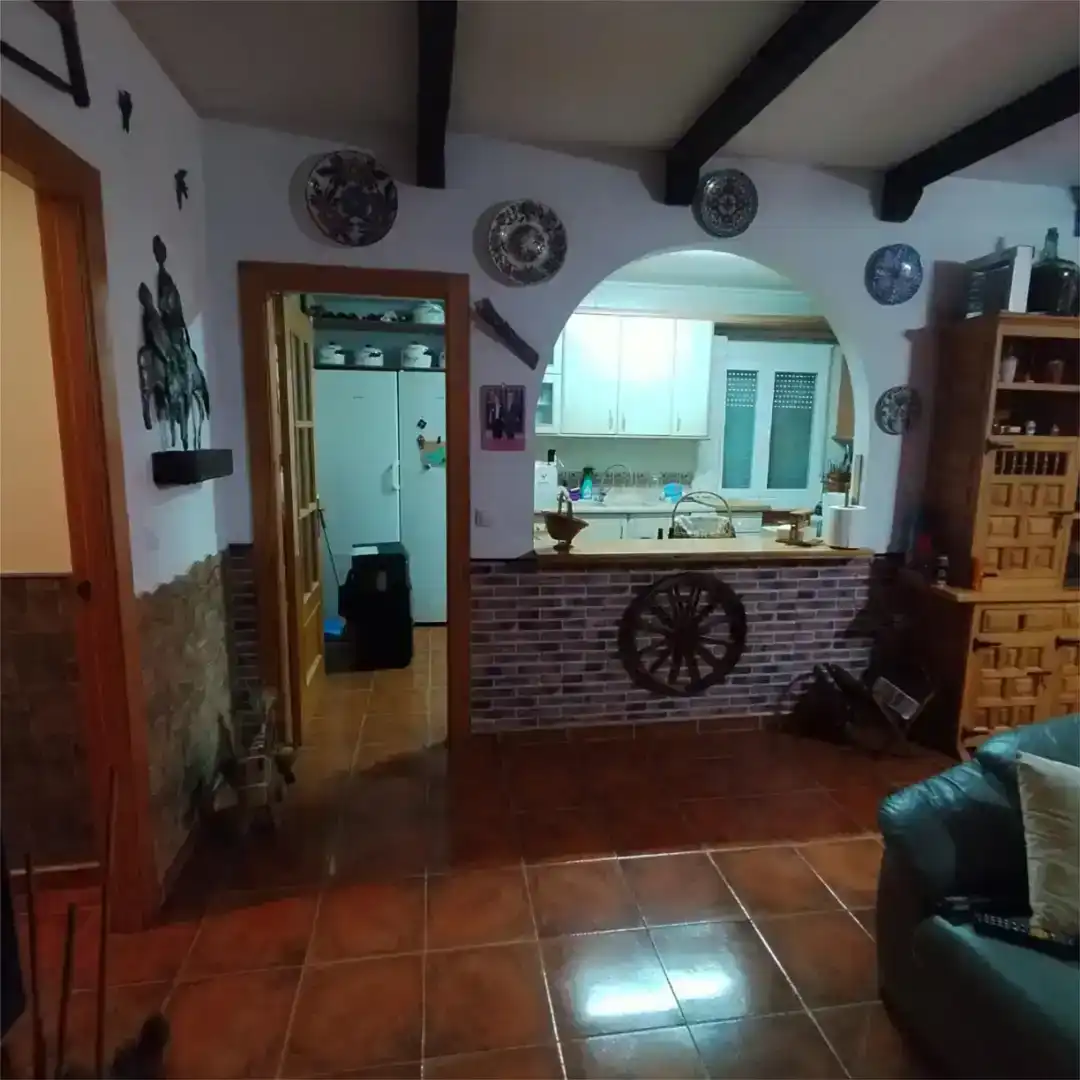 Cuina de Casa o xalet en venda en Bogarra amb Jardí privat, Traster i Moblat