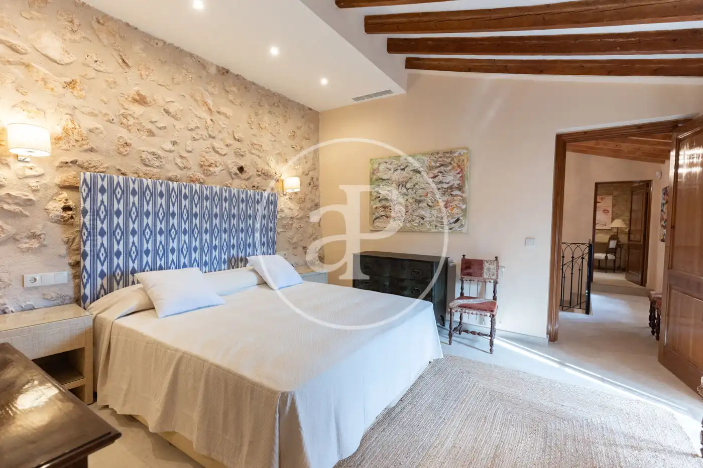 Bedroom of Houses for rent in Llucmajor  with Air Conditioner, Heating and Private garden