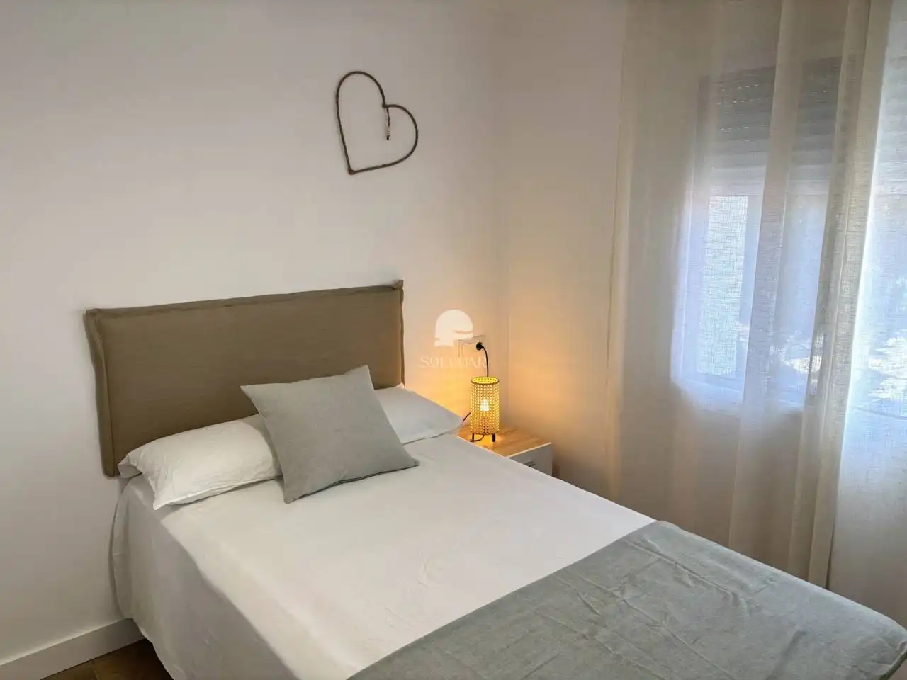 Schlafzimmer von Haus oder Chalet zur Miete in Canillas de Aceituno mit Klimaanlage, Privatgarten und Terrasse