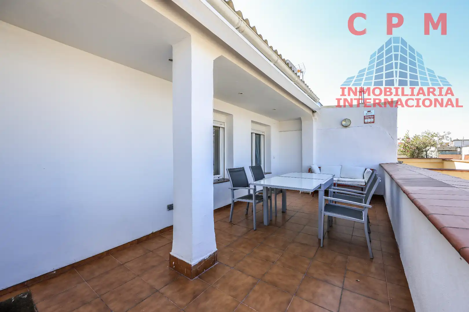 Terrace of Attic for rent in Madrid  with Air Conditioner, Heating and Parquet flooring