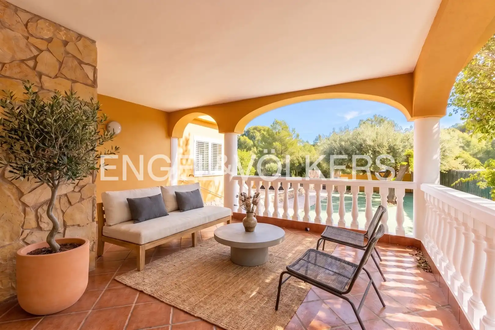 Terrassa de Casa o xalet en venda en Oropesa del Mar / Orpesa amb Calefacció, Jardí privat i Terrassa