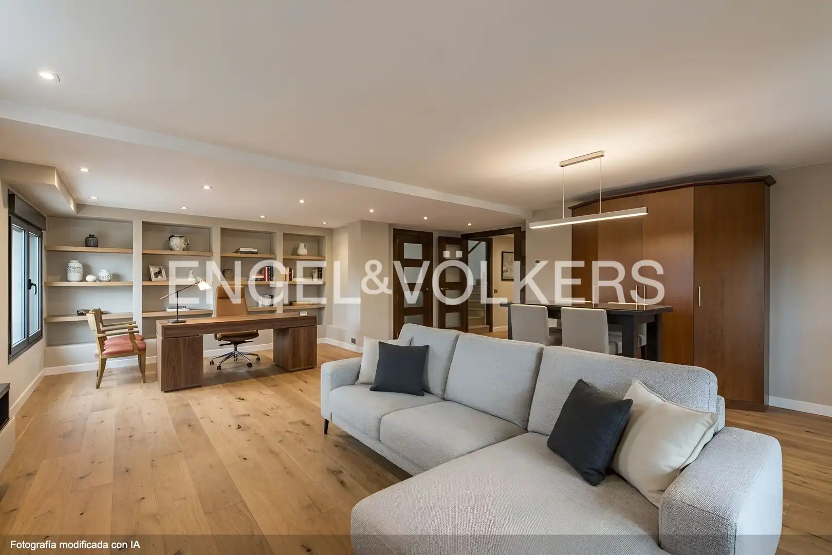 Sala d'estar de Casa o xalet en venda en Cabrils amb Aire condicionat, Calefacció i Parquet
