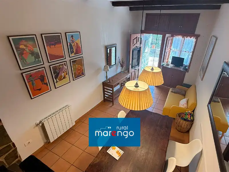 Sala d'estar de Casa o xalet en venda en Ayódar amb Calefacció, Terrassa i Moblat