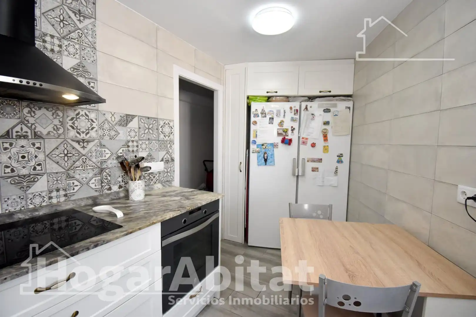 Cocina de Piso en venta en Castellón de la Plana / Castelló de la Plana con Aire acondicionado, Calefacción y Amueblado