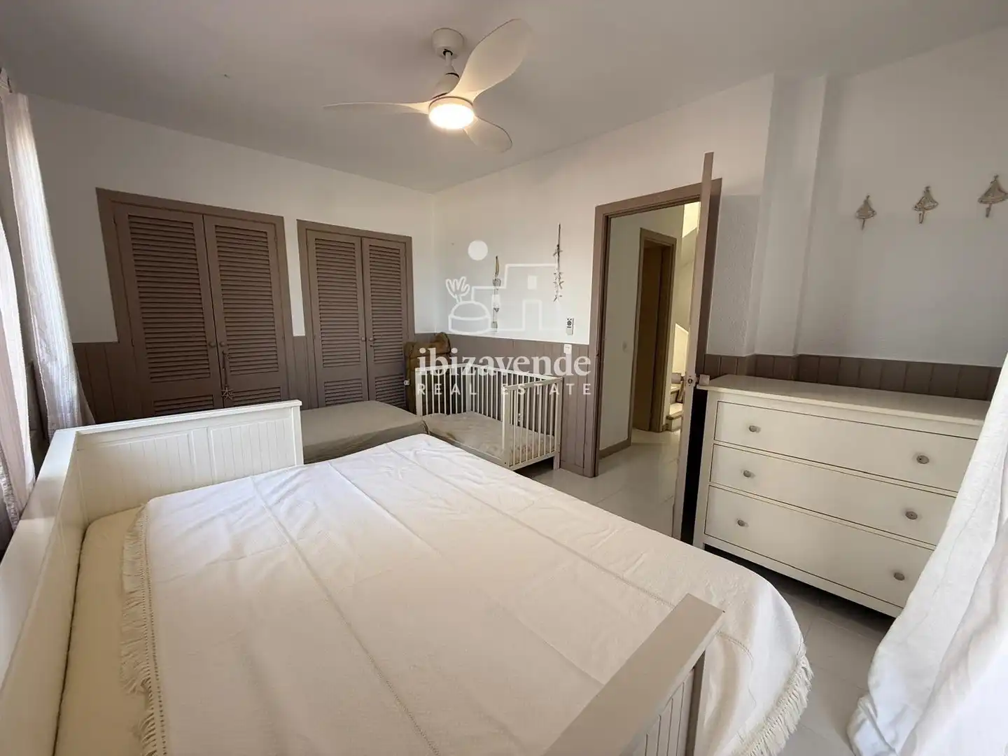 Schlafzimmer von Haus oder Chalet zur Miete in Sant Josep de sa Talaia mit Terrasse und Möbliert