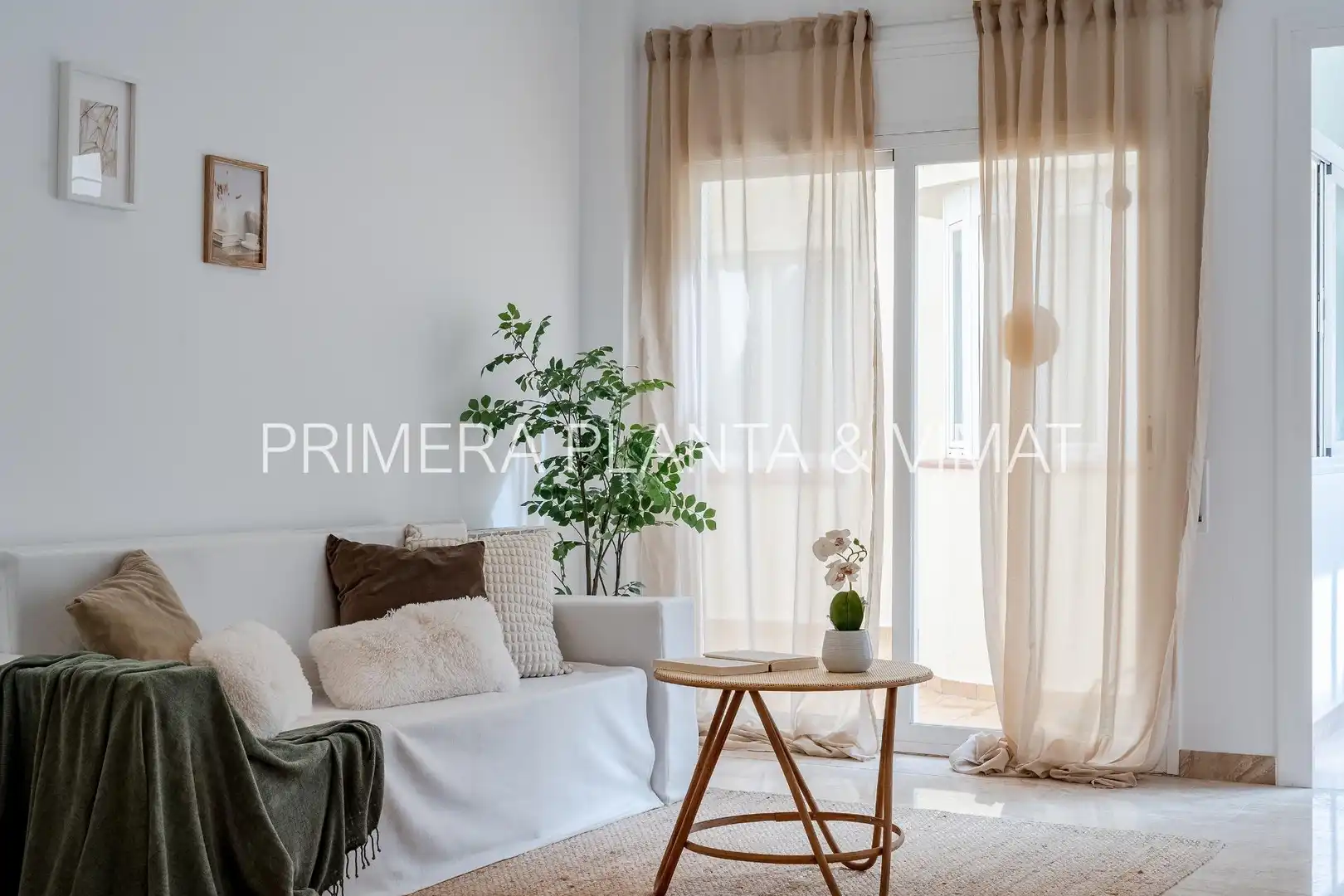 Sala de estar de Planta baja en venta en Mataró con Aire acondicionado, Calefacción y Terraza