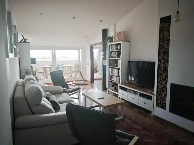 Sala d'estar de Àtic en venda en Ciutadella de Menorca amb Terrassa