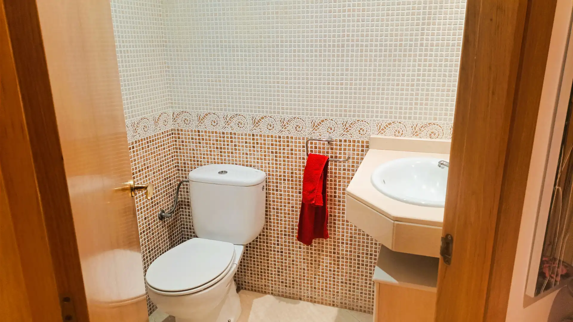 Bathroom of Flat for sale in Blanes  with Heating, Terrace and Furnished