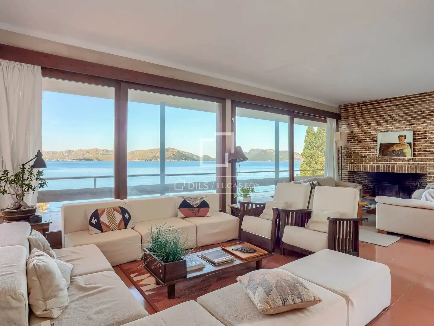 Sala d'estar de Casa o xalet en venda en Alcúdia amb Aire condicionat i Jardí privat