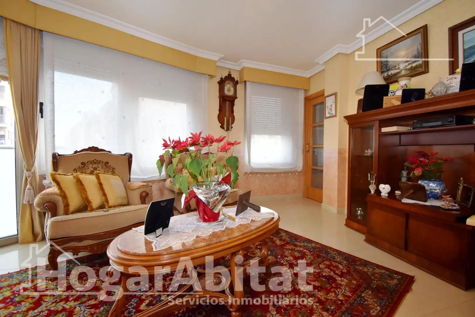 Living room of Flat for sale in Castellón de la Plana / Castelló de la Plana  with Heating, Storage room and Balcony