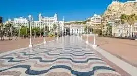Außenansicht von Wohnung zur Miete in Alicante / Alacant mit Klimaanlage, Terrasse und Möbliert