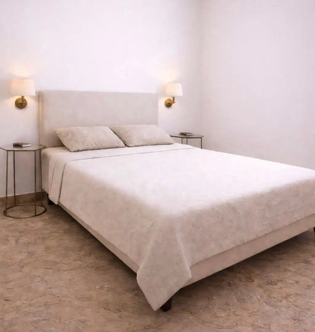 Schlafzimmer von Einfamilien-Reihenhaus zum Verkauf in Estepona mit Klimaanlage, Terrasse und Schwimmbad