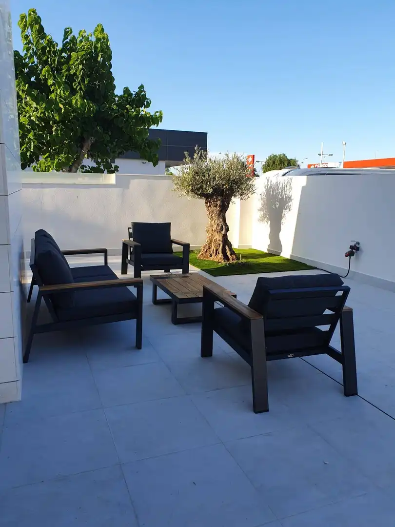 Terrassa de Casa o xalet en venda en Pilar de la Horadada amb Aire condicionat, Calefacció i Jardí privat