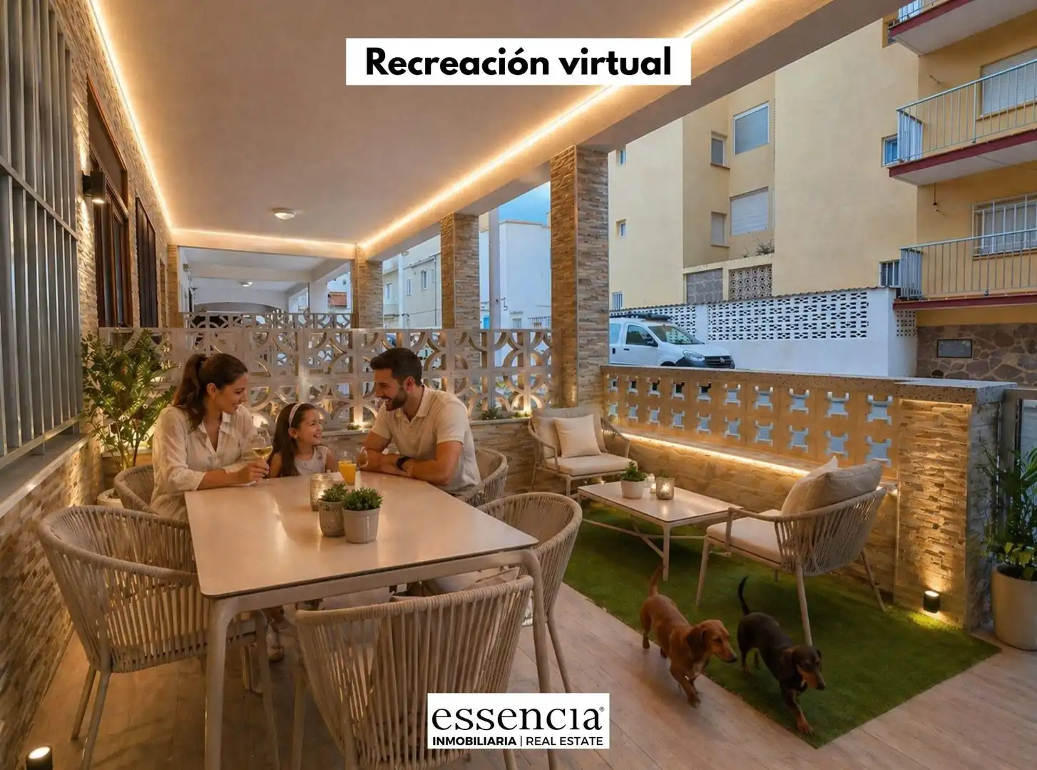 Terraza de Apartamento en venta en Bellreguard con Terraza, Amueblado y Balcón