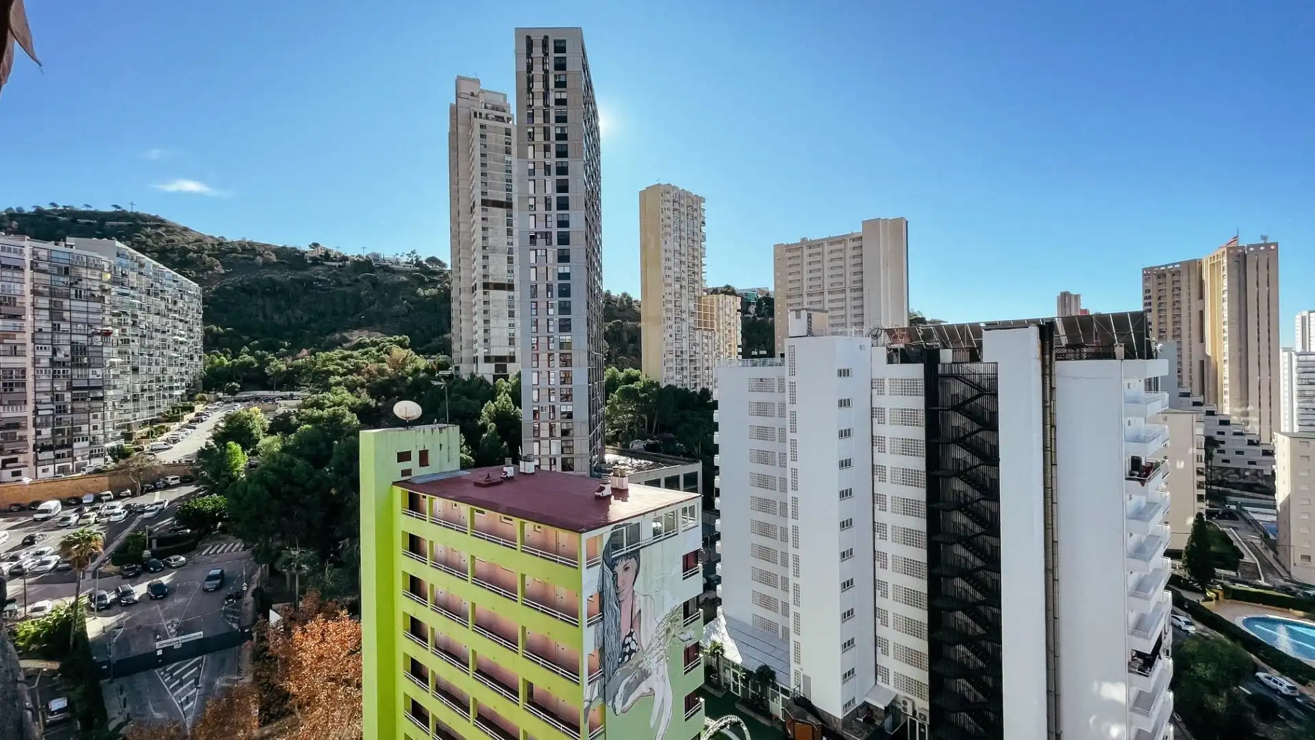 Exterior view of Apartments for rent in Benidorm  with Private garden and Community pool
