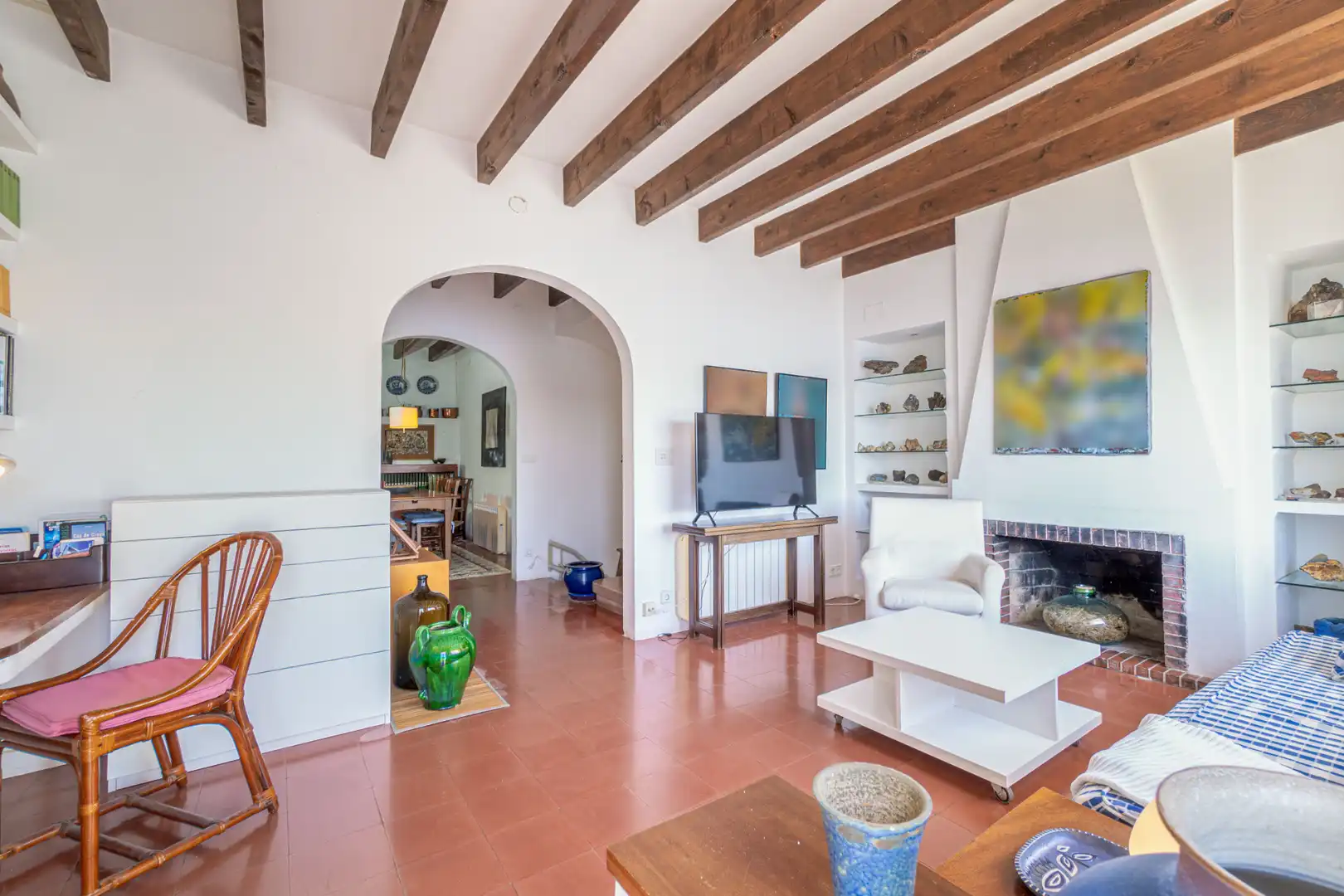 Sala de estar de Casa o chalet en venta en Cadaqués con Amueblado