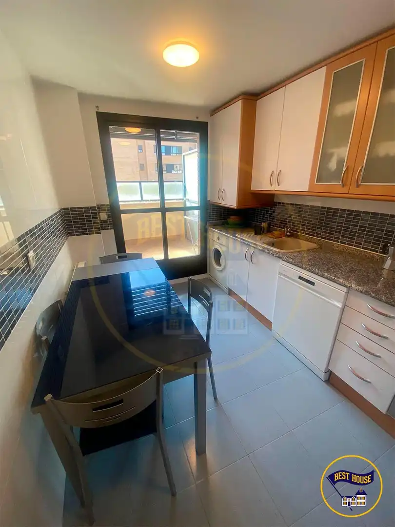 Kitchen of Flat for sale in Cuenca  with Heating, Terrace and Storage room