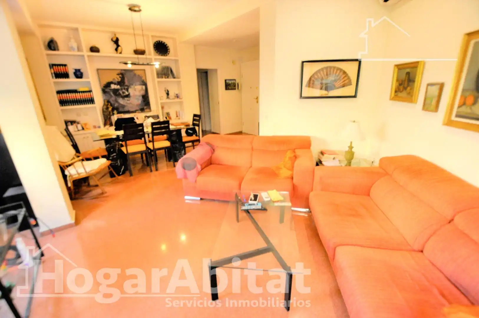 Living room of Flat for sale in Valencia  with Air Conditioner and Heating