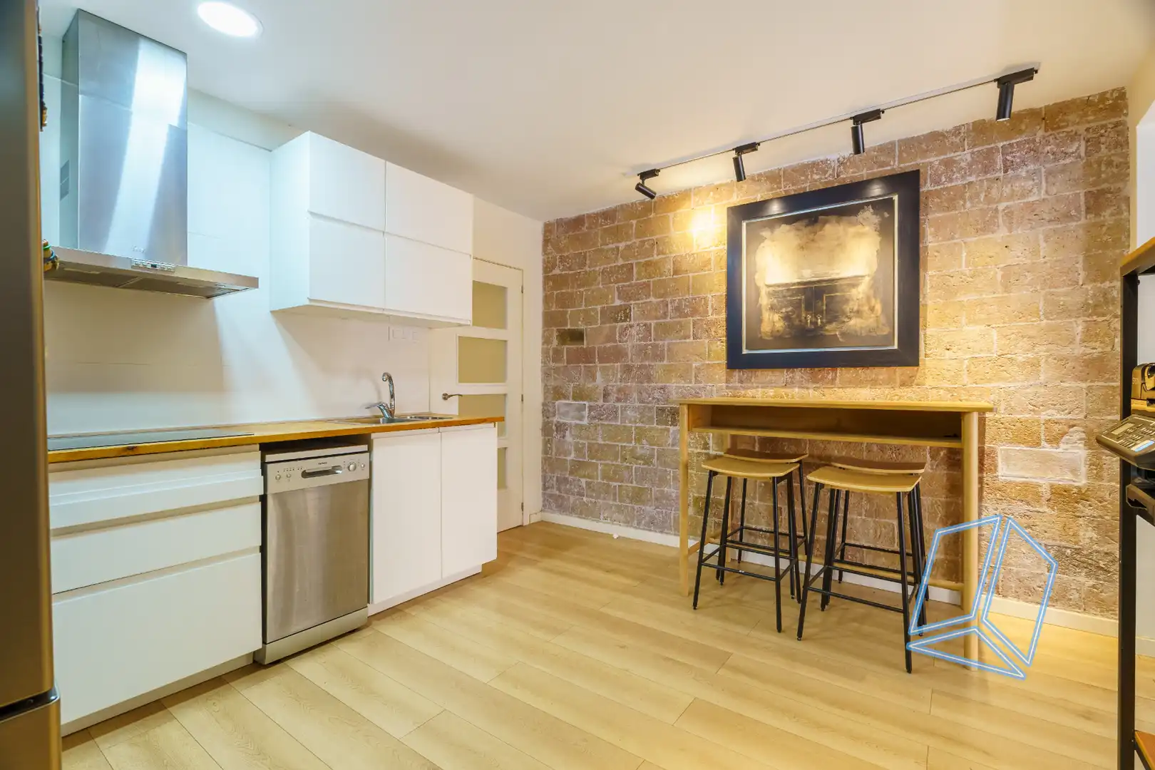 Cocina de Piso en venta en Barcelona con Aire acondicionado, Calefacción y Parquet