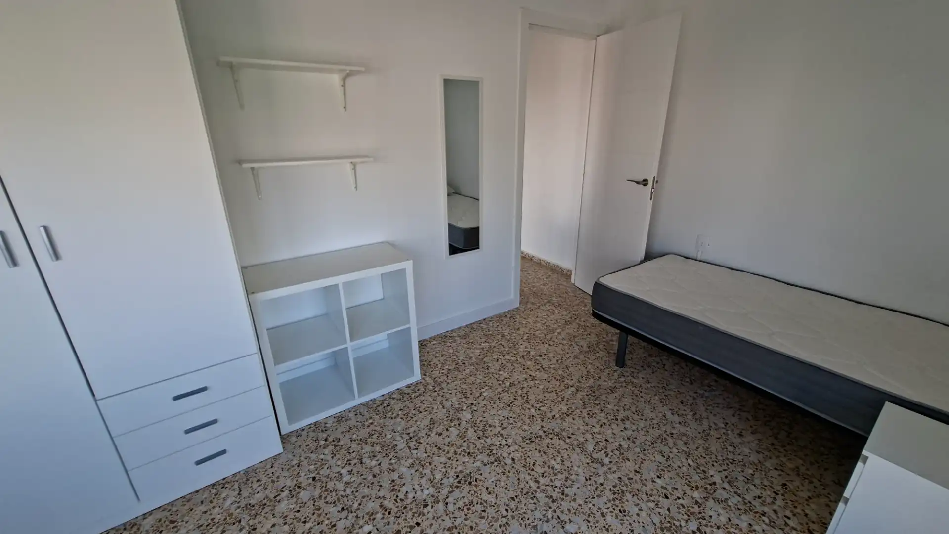 Schlafzimmer von Wohnung zur Miete in San Vicente del Raspeig / Sant Vicent del Raspeig mit Möbliert und Balkon