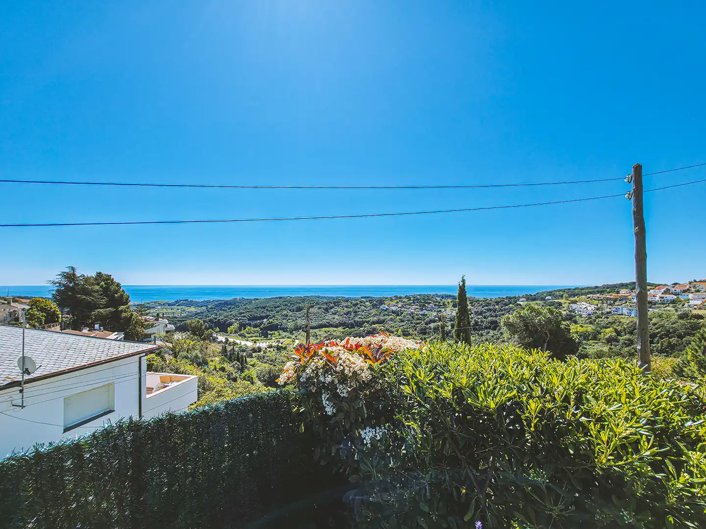 Außenansicht von Haus oder Chalet zum Verkauf in Sant Cebrià de Vallalta mit Heizung, Privatgarten und Terrasse