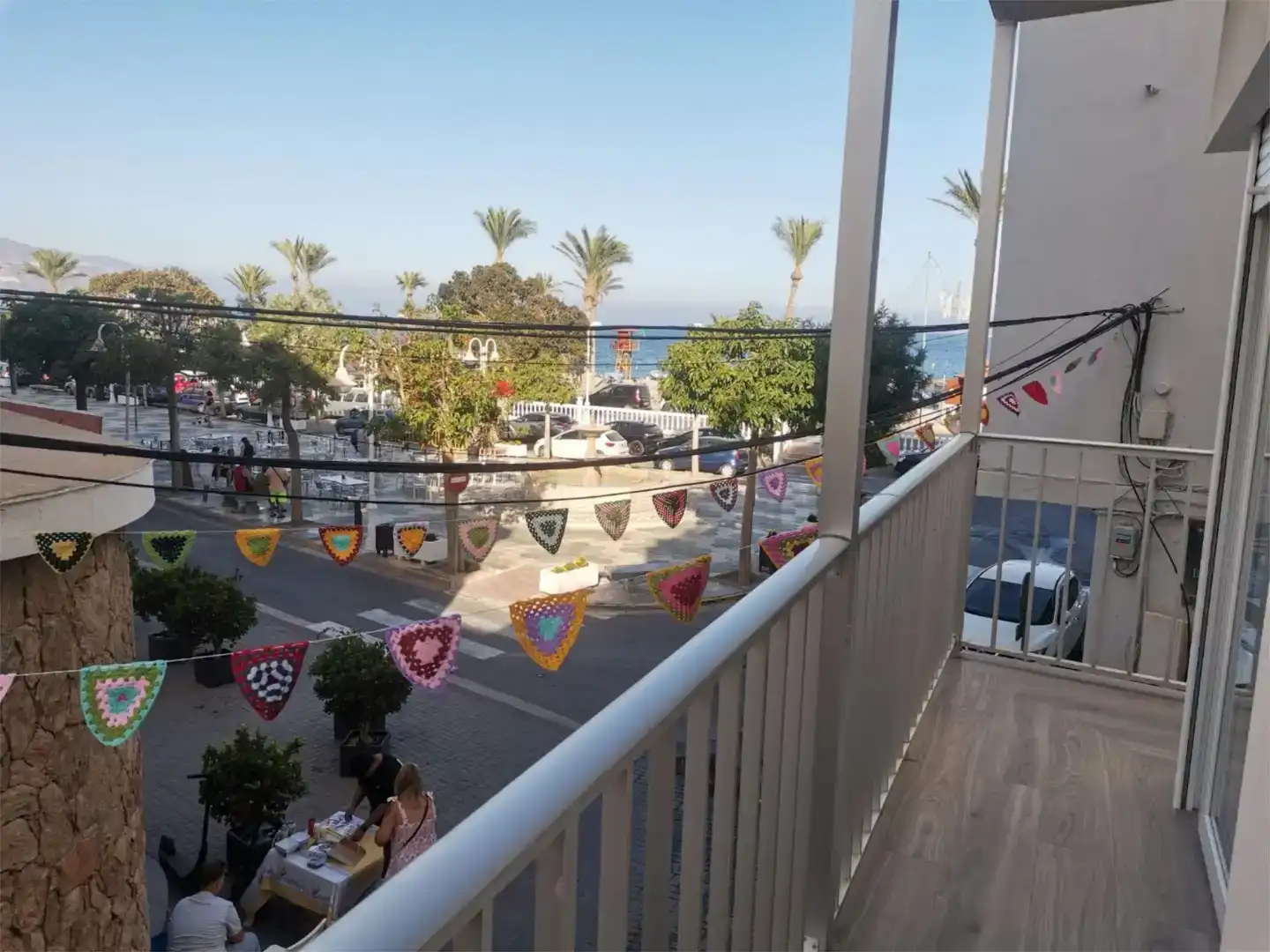 Terrasse von Wohnung zur Miete in Gualchos mit Klimaanlage