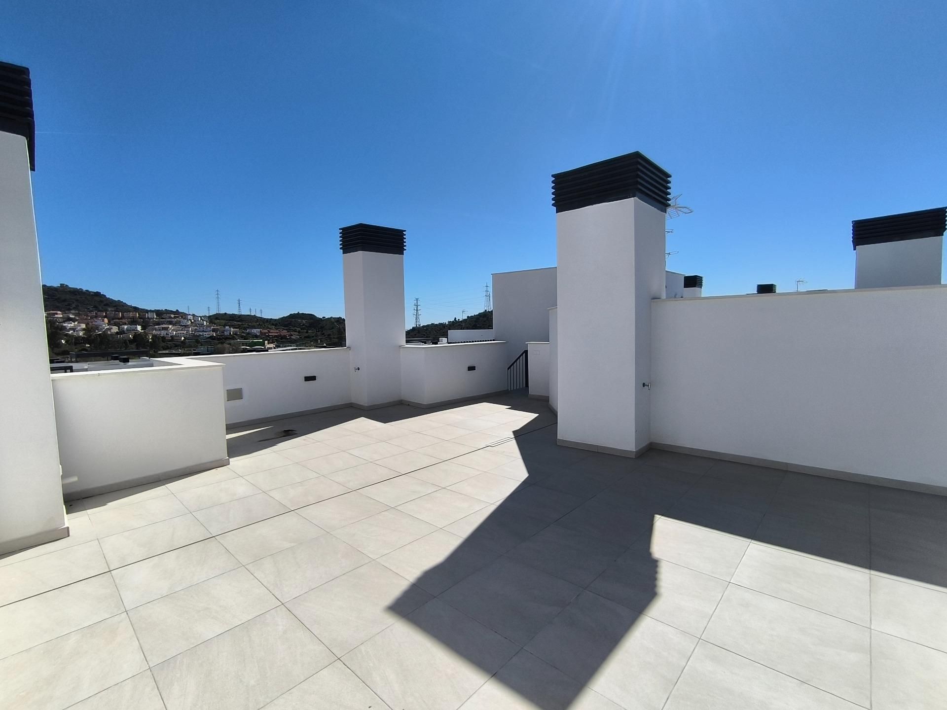 Terrace of Attic for rent in Málaga Capital  with Air Conditioner, Terrace and Community pool