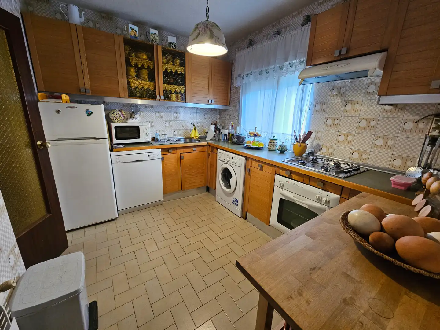 Küche von Haus oder Chalet zum Verkauf in Cabanillas de la Sierra mit Heizung, Privatgarten und Terrasse