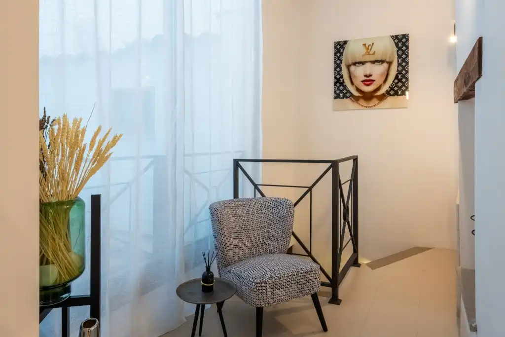Sala de estar de Casa adosada en venta en  Palma de Mallorca con Aire acondicionado, Parquet y Terraza