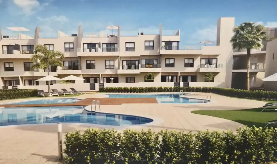 Vista exterior de Apartamento de alquiler en Pilar de la Horadada con Aire acondicionado, Calefacción y Terraza