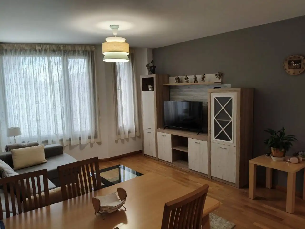 Living room of Flat for sale in Cariño  with Heating, Storage room and Furnished