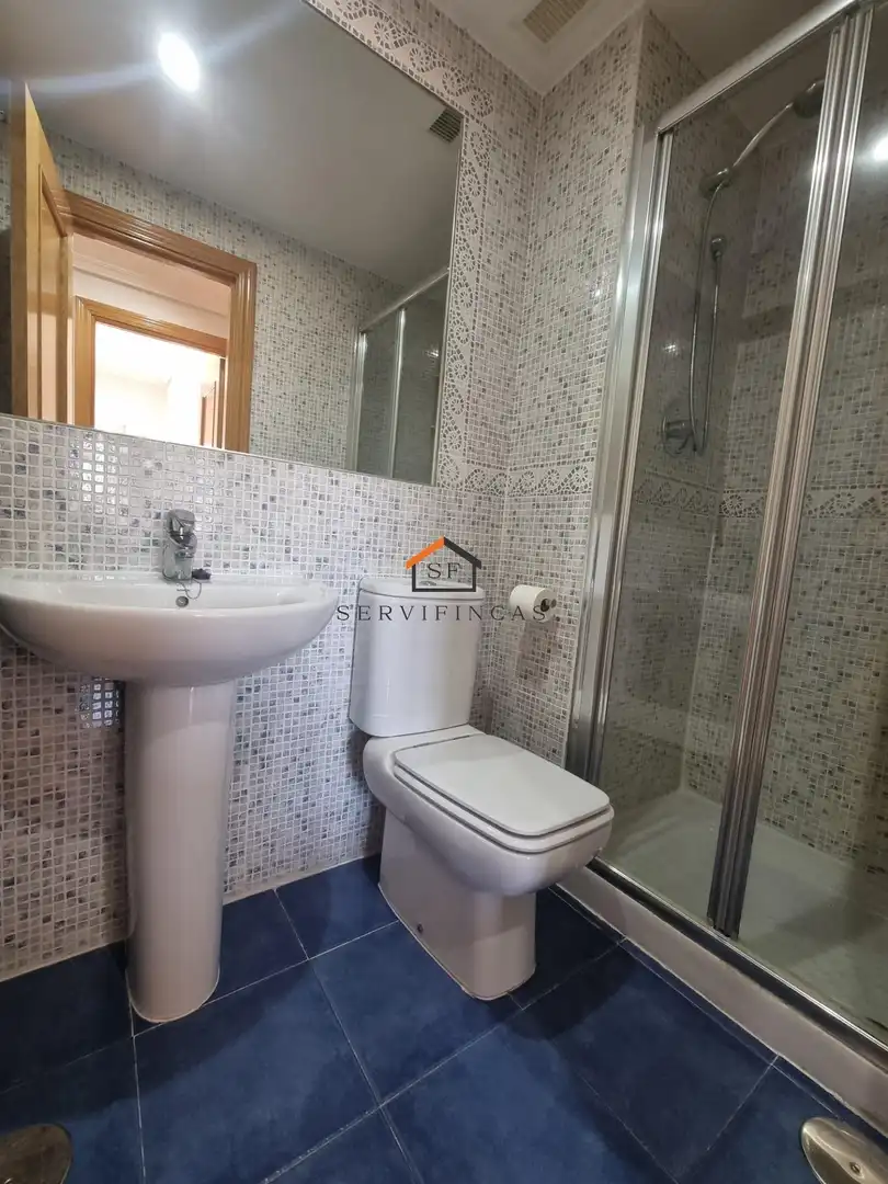 Bathroom of Flat for rent in Madrid  with Heating, Parquet flooring and Storage room