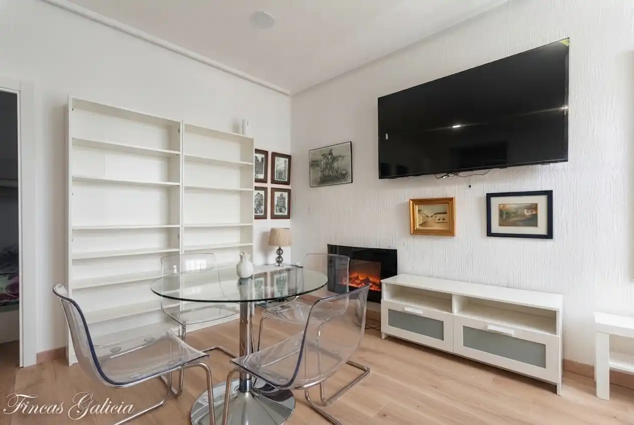Living room of Flat for sale in Verín  with Furnished