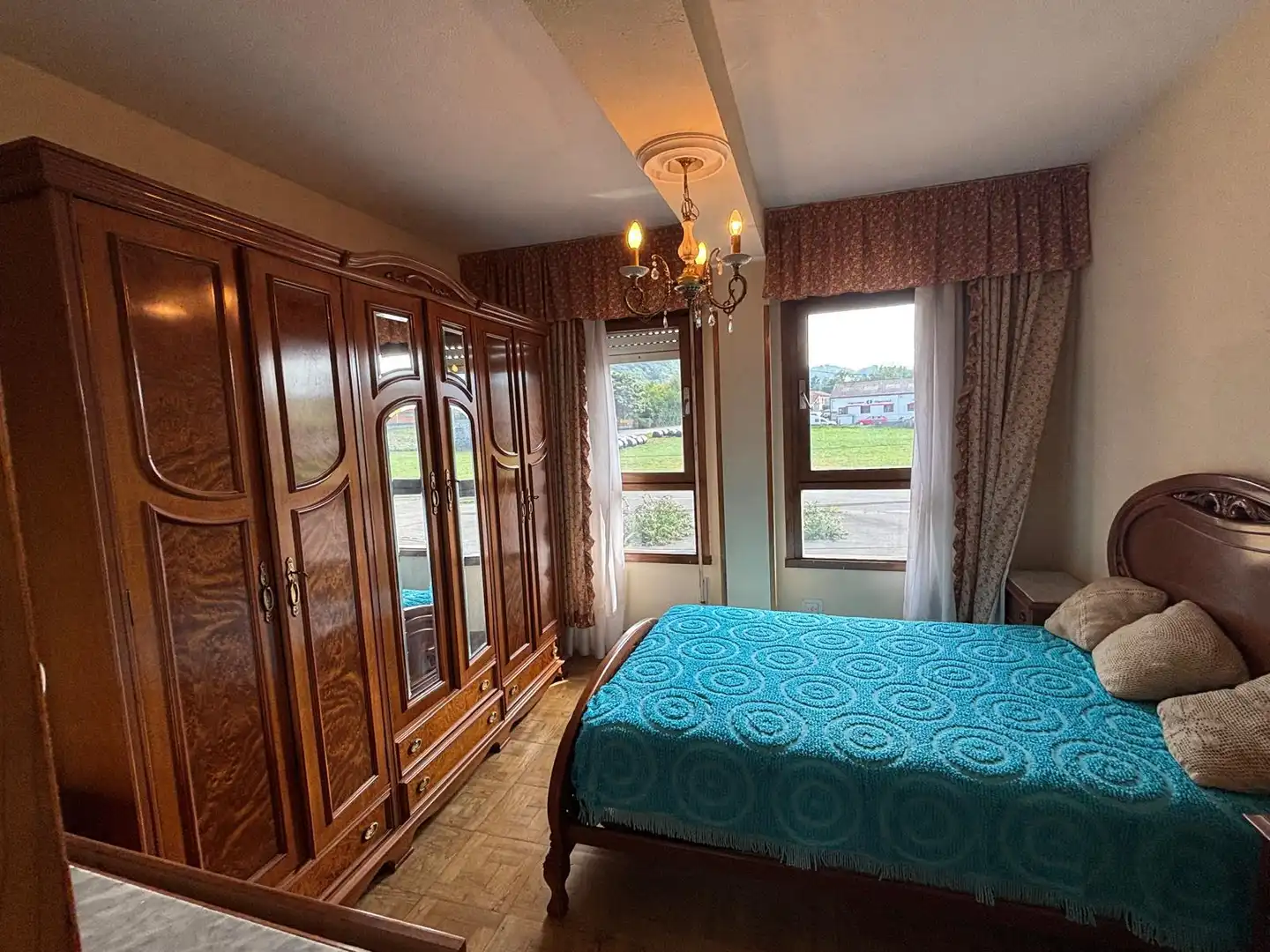 Bedroom of Flat for sale in Salas  with Heating, Parquet flooring and Terrace