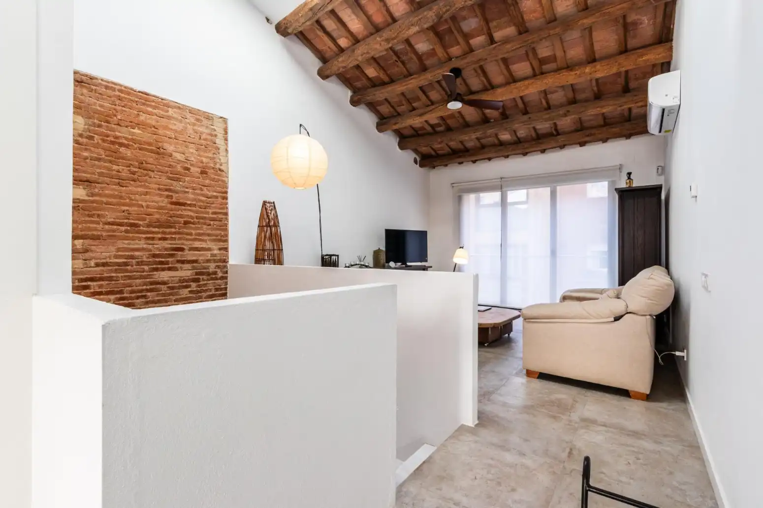 Living room of Houses for sale in Terrassa  with Air Conditioner, Heating and Terrace