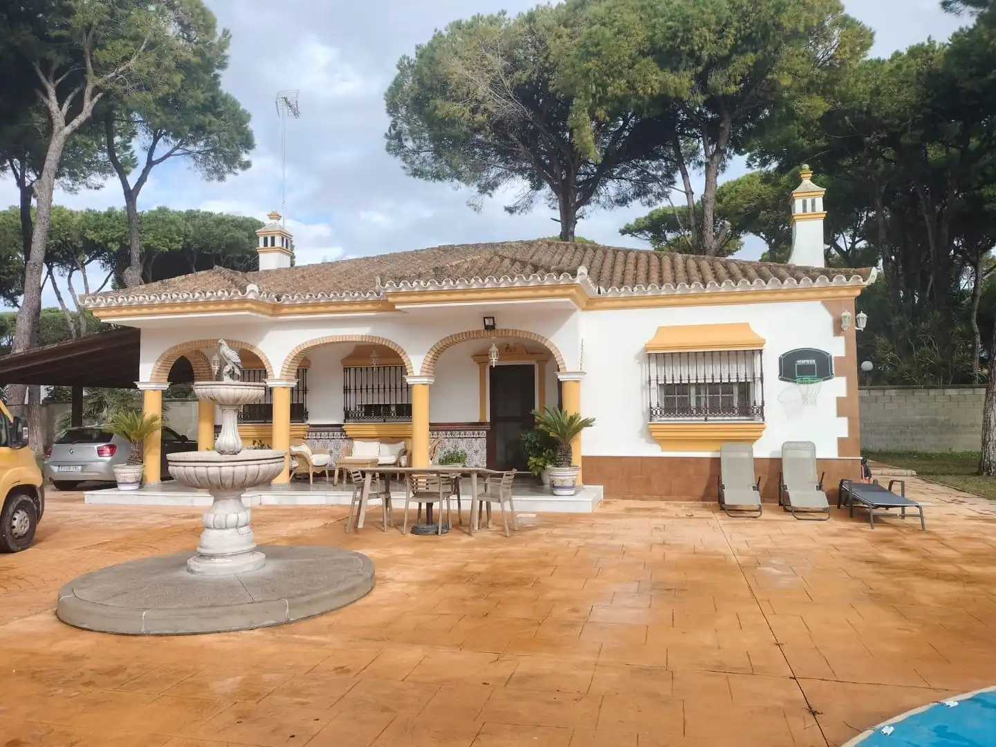 Jardín de Casa o chalet en venta en Chiclana de la Frontera con Trastero, Piscina y Amueblado