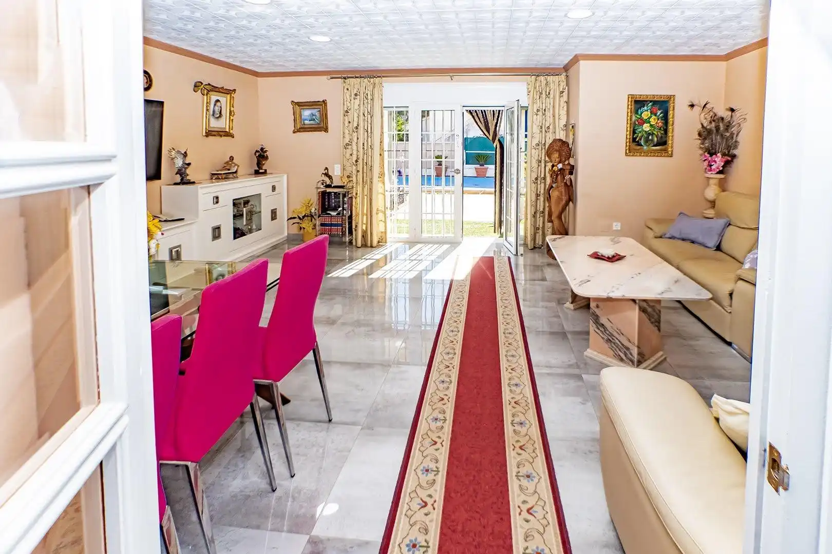 Comedor de Casa o chalet en venta en Roquetas de Mar con Aire acondicionado, Calefacción y Jardín privado