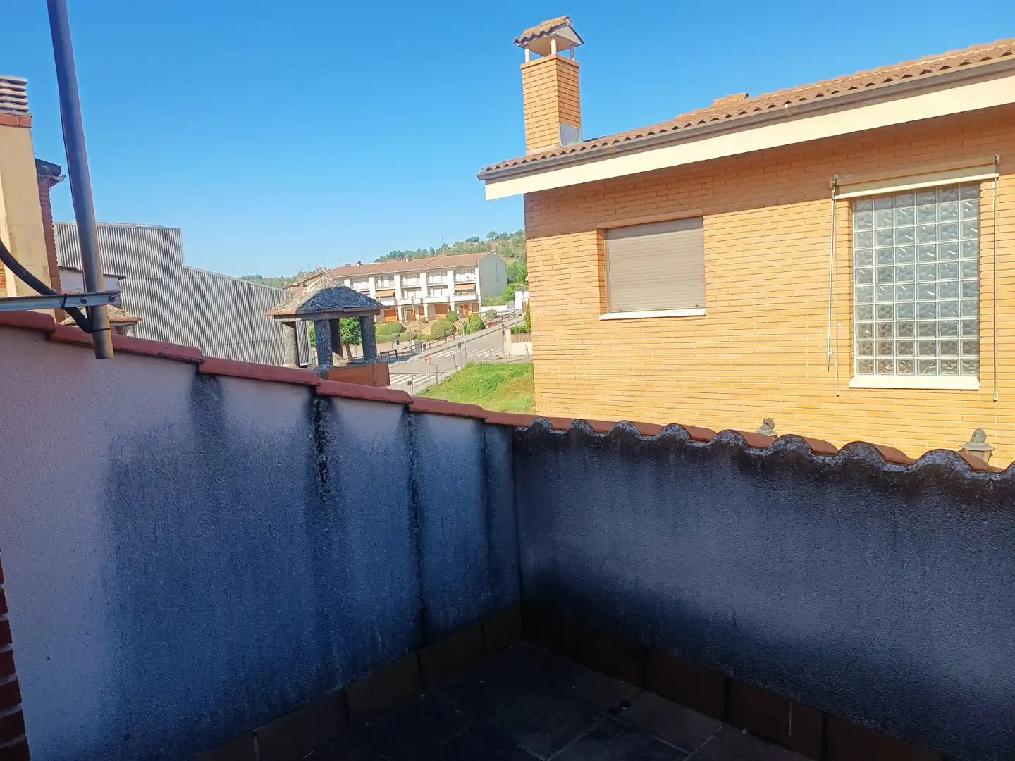 Terrassa de Casa adosada en venda en Gironella amb Terrassa i Balcó