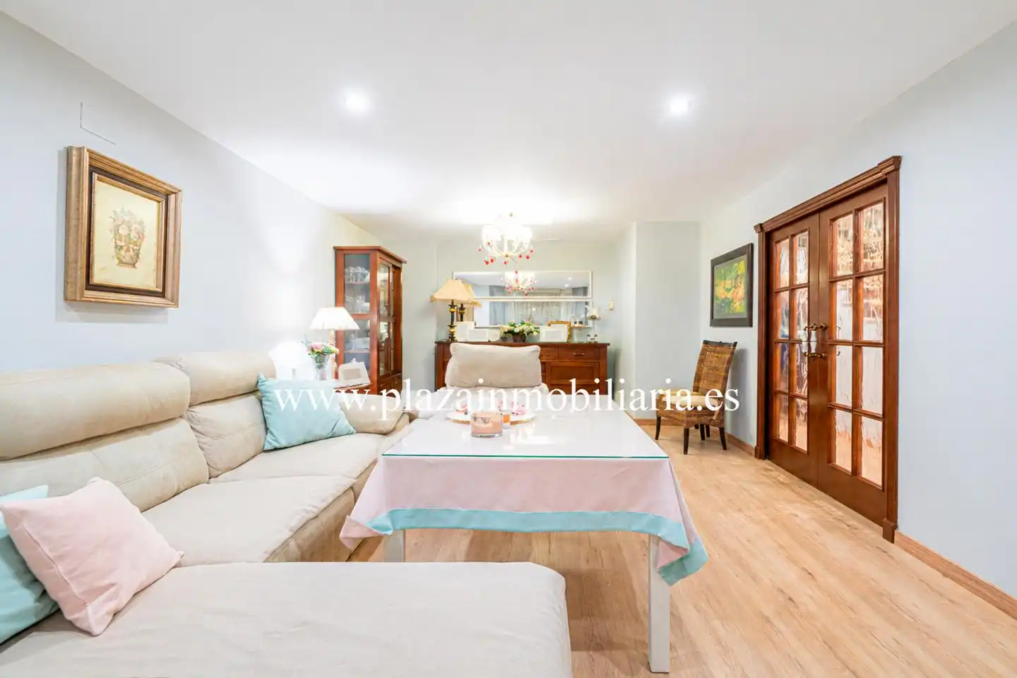 Sala de estar de Casa o chalet en venta en Lucena con Aire acondicionado, Parquet y Terraza
