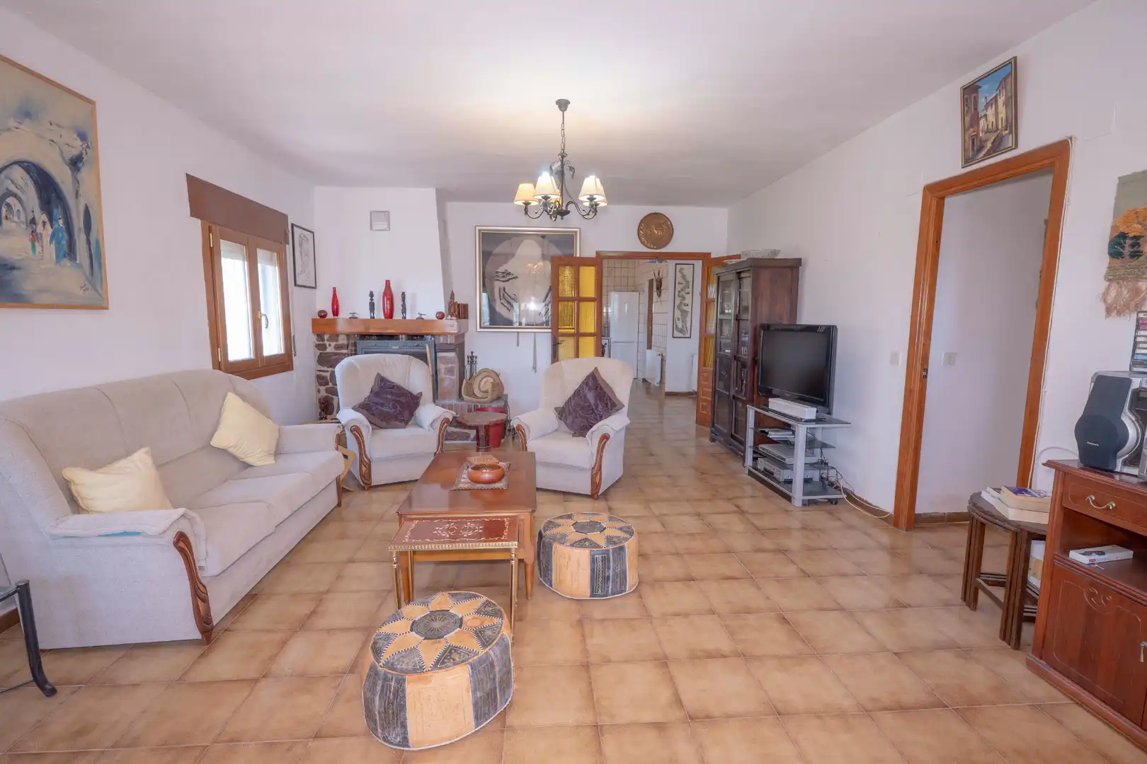 Sala de estar de Casa o chalet en venta en Válor con Calefacción, Jardín privado y Terraza