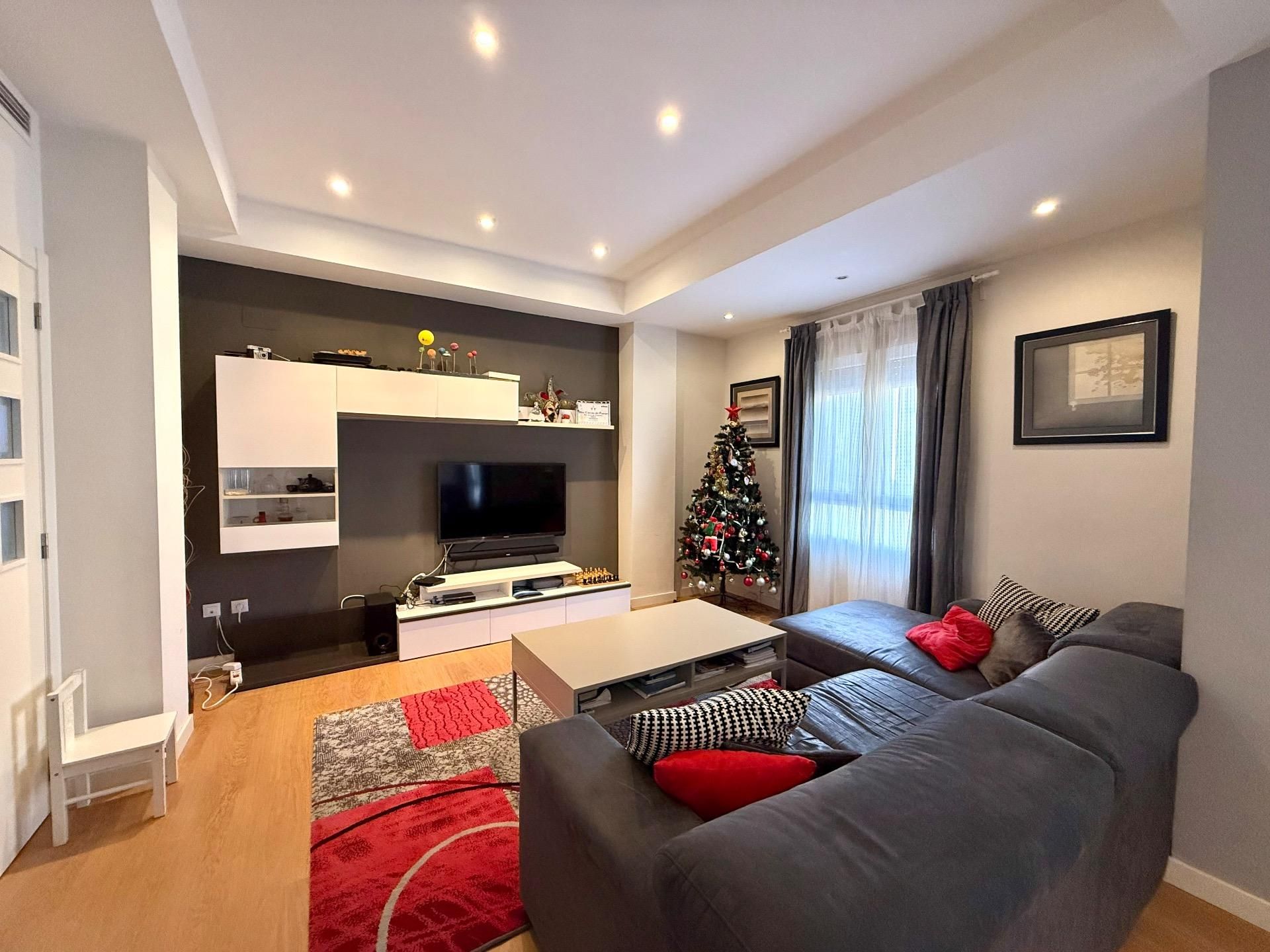 Sala de estar de Piso en venta en  Valencia Capital con Aire acondicionado