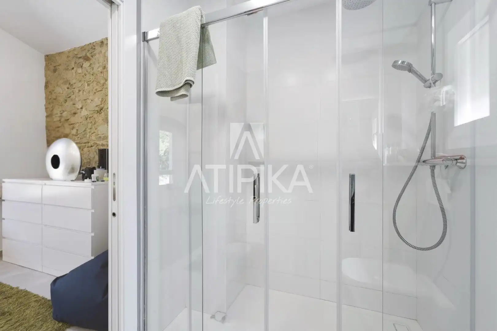 Baño de Finca rústica en venta en Argentona con Calefacción, Piscina y Horno