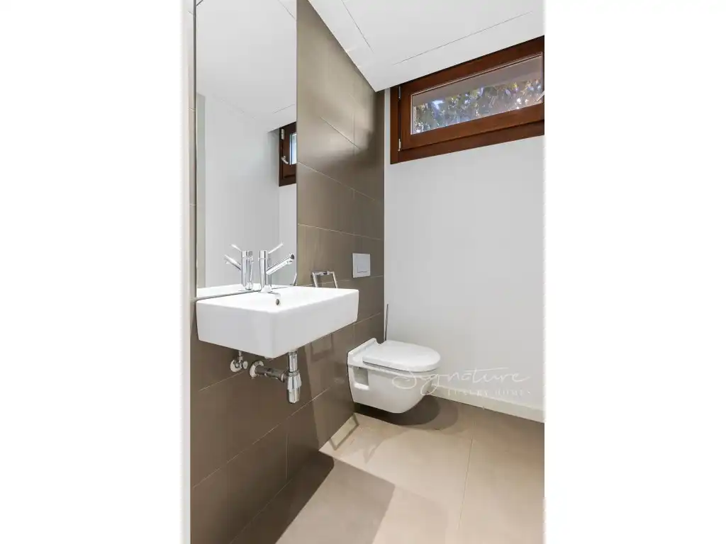 Baño de Casa o chalet en venta en Sant Cugat del Vallès con Aire acondicionado, Jardín privado y Terraza