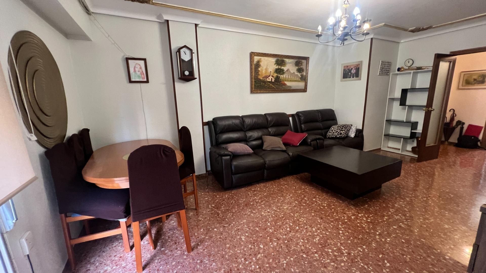 Sala de estar de Piso en venta en Burriana / Borriana con Aire acondicionado, Trastero y Balcón