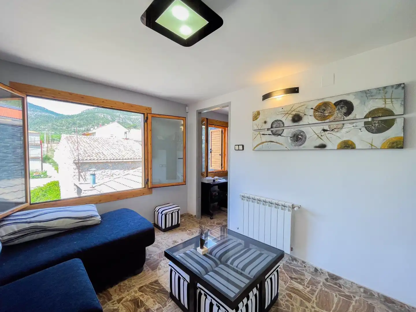 Sala d'estar de Casa o xalet en venda en Chera amb Calefacció, Terrassa i Traster
