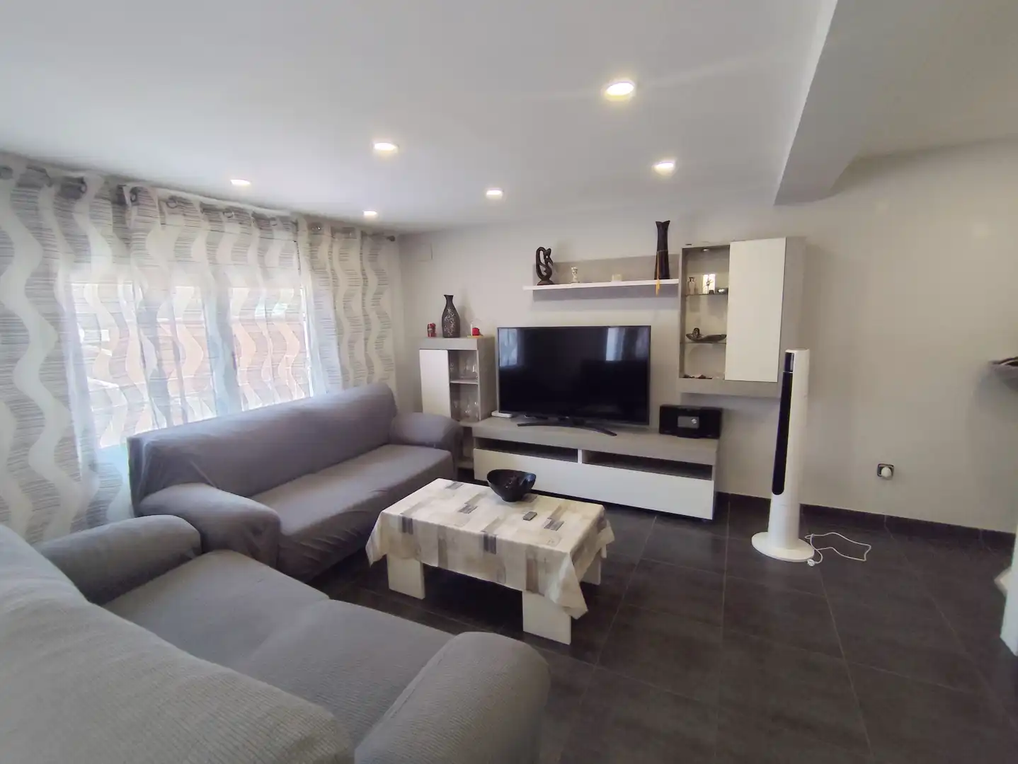 Sala de estar de Piso en venta en Vilanova del Camí con Calefacción, Terraza y Trastero